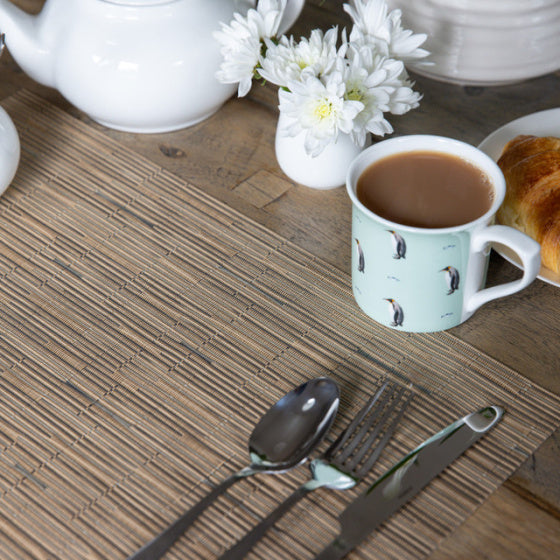 Kitchencraft Placemat Mix 30 x 45 cm PVC polyester beige