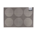 Kitchencraft Placemat 30 x 45 cm PVC polyester zilvergrijs