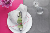 Kitchencraft Placemat 30 x 45 cm PVC polyester zilvergrijs