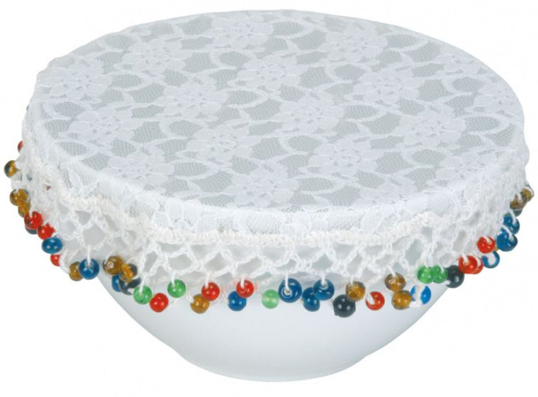 Kitchencraft Saladebeschermer Home Made Lace katoen wit