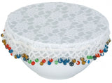 Kitchencraft Saladebeschermer Home Made Lace katoen wit