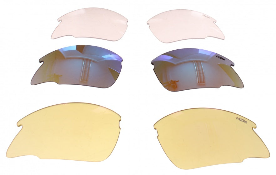 Lazer Lenzenset Argon Race ARR blauw geel transparant