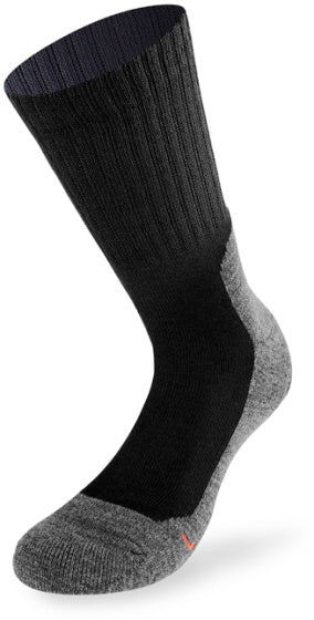 Lenz Wandelsokken Trekking 5.0 polyester zwart 2 paar maat 42-44
