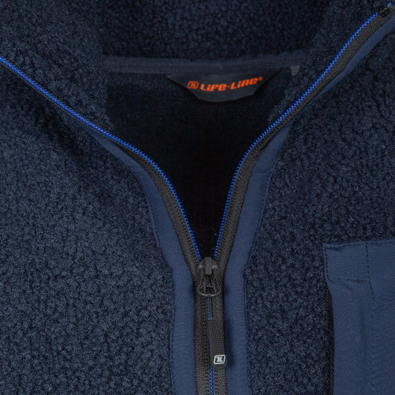 Life line Artic Sherpa Fleece Jack heren blauw maat 4XL