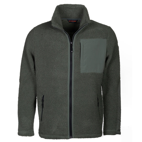 Life line Artic Sherpa Fleece Jack heren groen maat 4XL