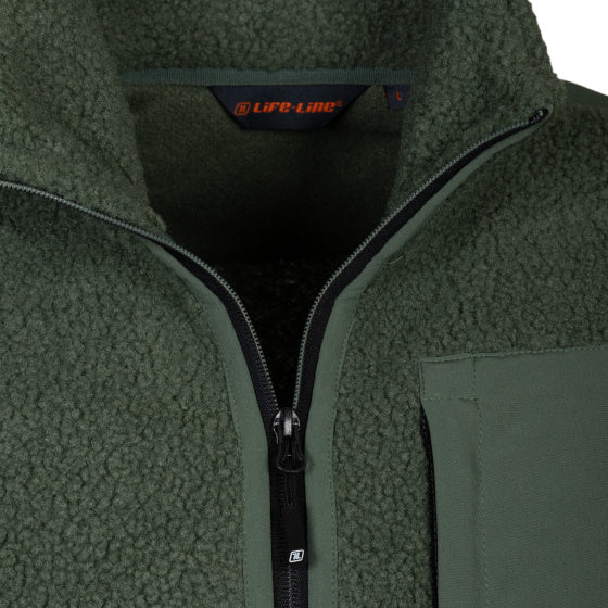 Life line Artic Sherpa Fleece Jack heren groen maat 4XL