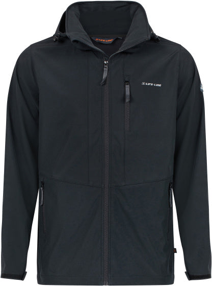 Life line Hidde softshell jas heren zwart maat L