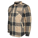 Life line Jervis Padded Flannel Shirt heren beige maat 3XL