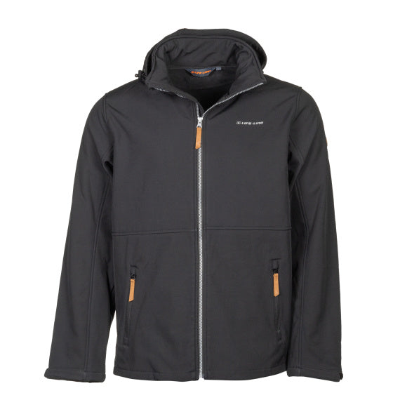 Life line Kasper softshell jacket heren zwart maat L