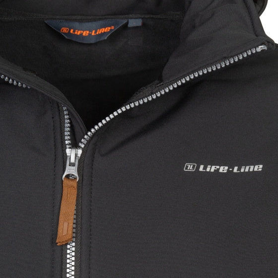 Life line Kasper softshell jacket heren zwart maat L