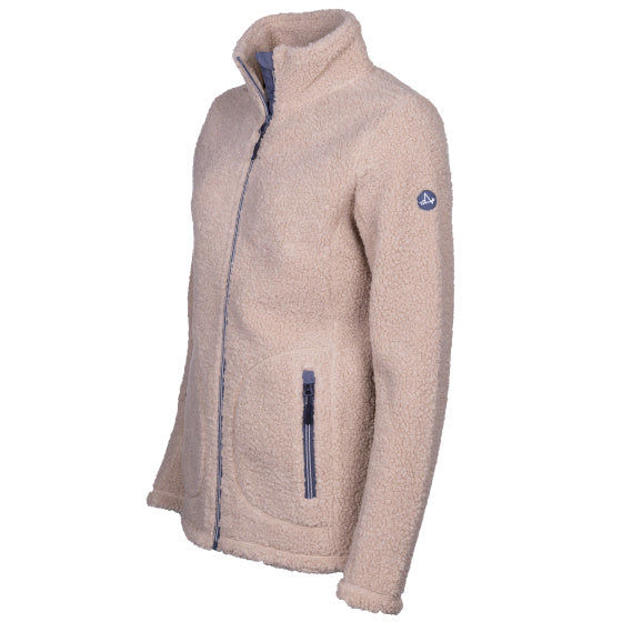 Life line Lorne Sherpa Fleecejas dames beige maat 4XL
