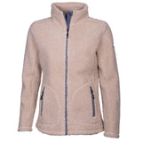 Life line Lorne Sherpa Fleecejas dames beige maat 4XL