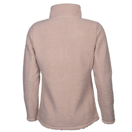 Life line Lorne Sherpa Fleecejas dames beige maat 4XL