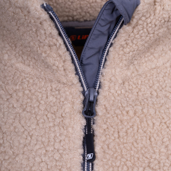 Life line Lorne Sherpa Fleecejas dames beige maat 4XL