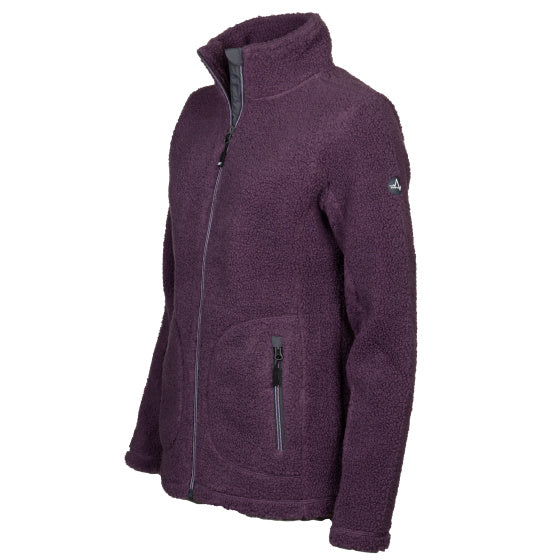 Life line Lorne Sherpa Fleecejas dames paars maat L