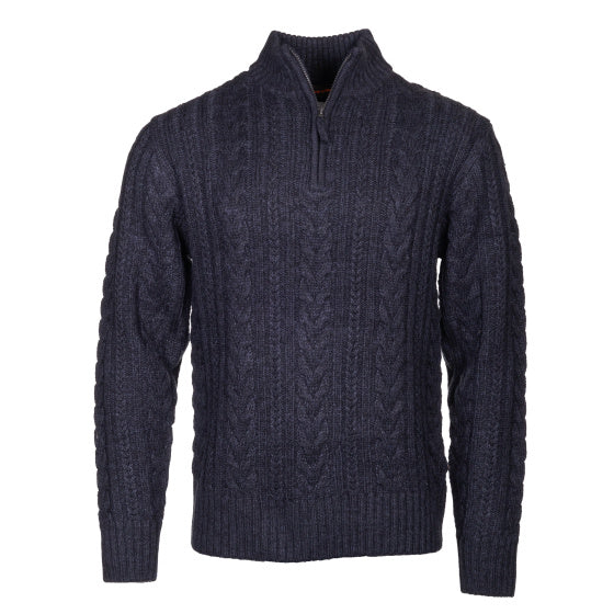 Life line Marcel sweater knit half zip heren donkerblauw maat 4XL