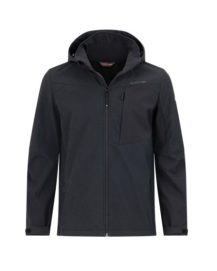 Life line Murray Softshell Jacket heren zwart maat L