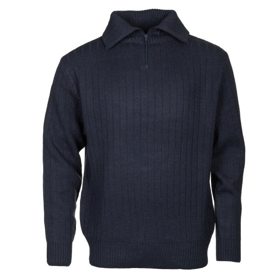 Life line PL Kotterstrui heren knit half zip blauw maat XXL