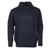 Life line PL Kotterstrui heren knit half zip blauw maat XXL