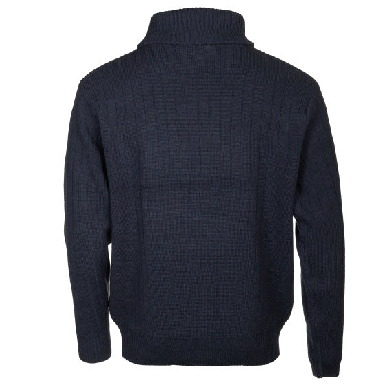 Life line PL Kotterstrui heren knit half zip blauw maat XXL
