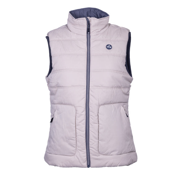Life line Tully Fake Down bodywarmer dames beige maat 3XL