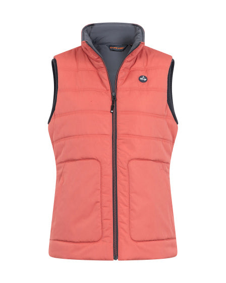 Life line Tully Fake Down bodywarmer dames rood maat 3XL