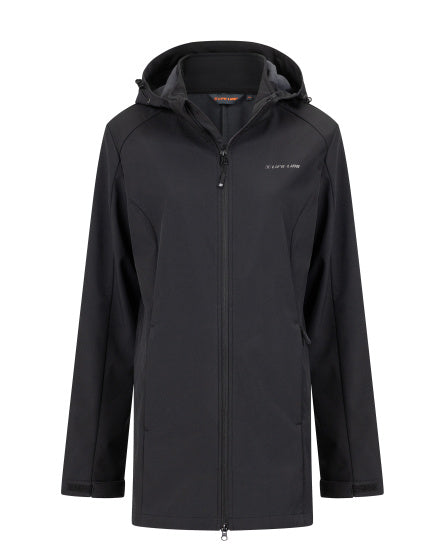 Life line Wellington Softshell Parka dames zwart maat XXL
