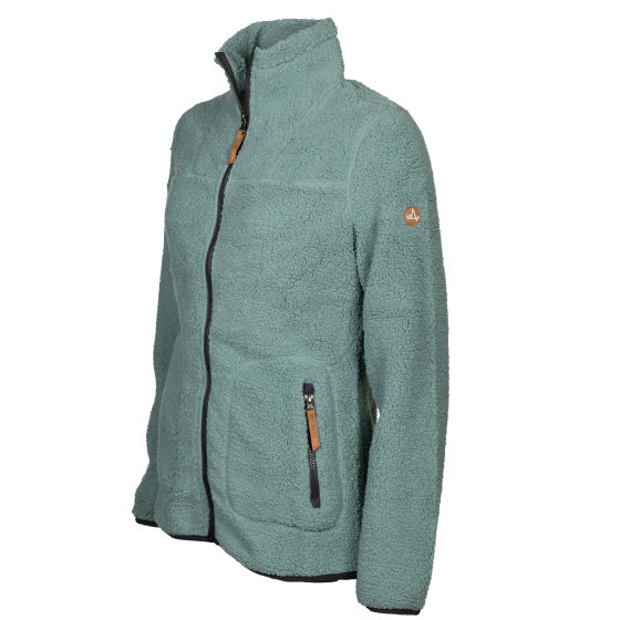 Life line Wendy fleecevest dames groen maat 3XL