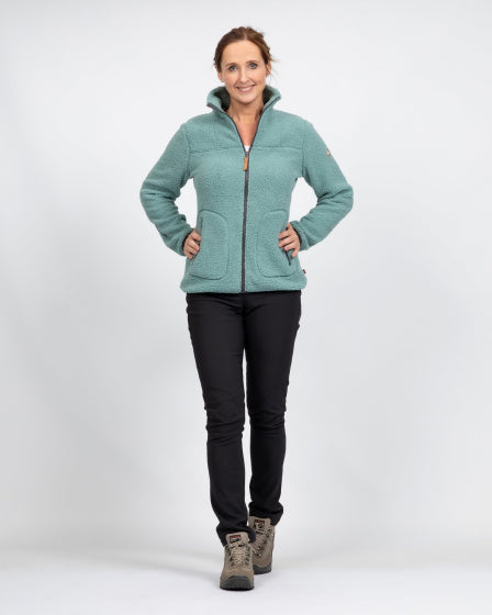 Life line Wendy fleecevest dames groen maat 4XL