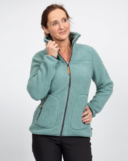 Life line Wendy fleecevest dames groen maat 4XL