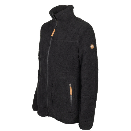 Life line Wendy fleecevest dames zwart maat 3XL