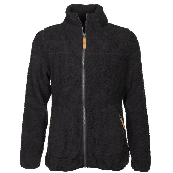 Life line Wendy fleecevest dames zwart maat XXL