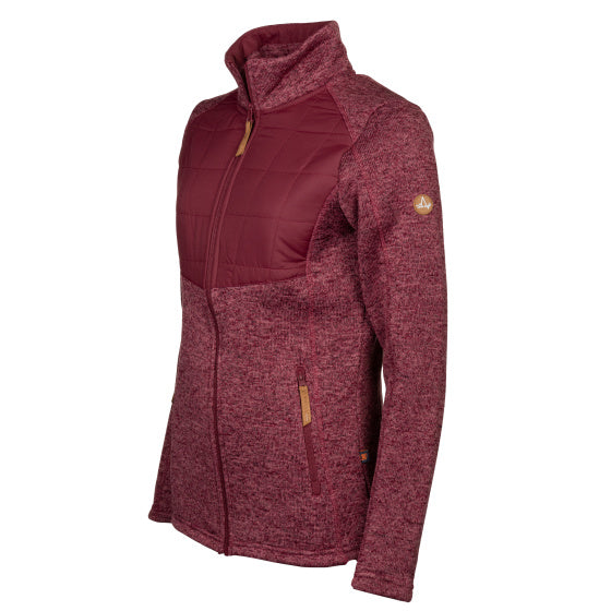 Life line Willemijn fleecevest dames bordeaux maat M