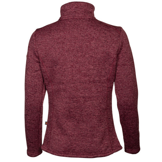 Life line Willemijn fleecevest dames bordeaux maat M