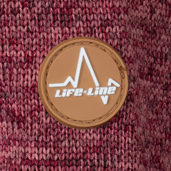 Life line Willemijn fleecevest dames bordeaux maat M
