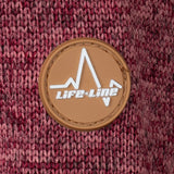 Life line Willemijn fleecevest dames bordeaux maat M