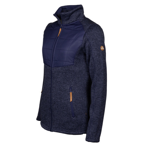 Life line Willemijn fleecevest dames donkerblauw maat S