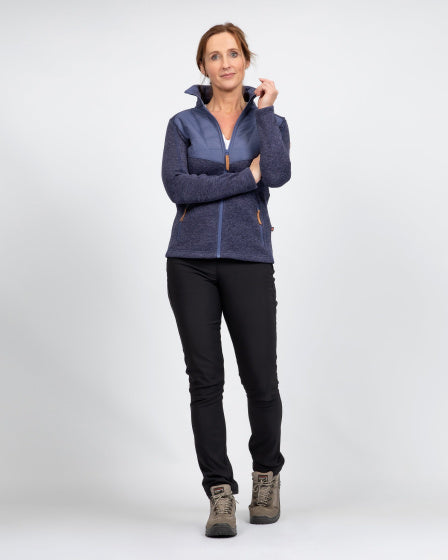 Life line Willemijn fleecevest dames donkerblauw maat XXL