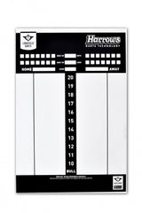 Longfield games Scoreboard voor darts met spelregelboekje 45x 30 cm
