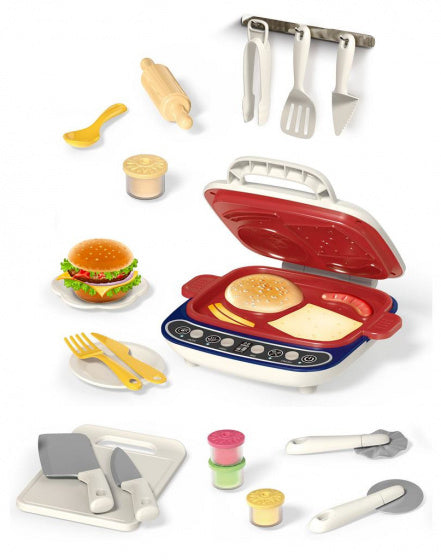 Luna Teppanyaki speelset junior 20-delig wit rood