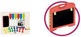 Luna Tekenbord junior 54,5 x 32 x 33,5 cm 40-delig rood roze