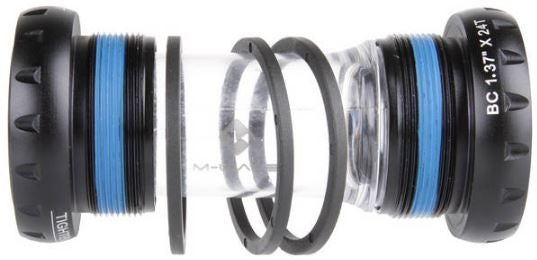 M-Wave Bottom bracket 68 73 x 41 mm zwart transparant