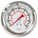 M-Wave Fietspomp met manometer aluminium 61 cm zilver