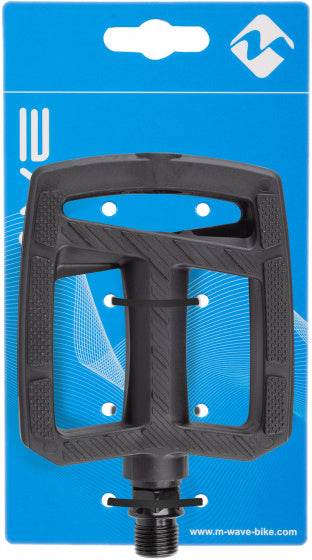M-Wave Platformpedalen Steady Flat 84 x 93 mm zwart