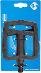 M-Wave Platformpedalen Steady Flat 84 x 93 mm zwart