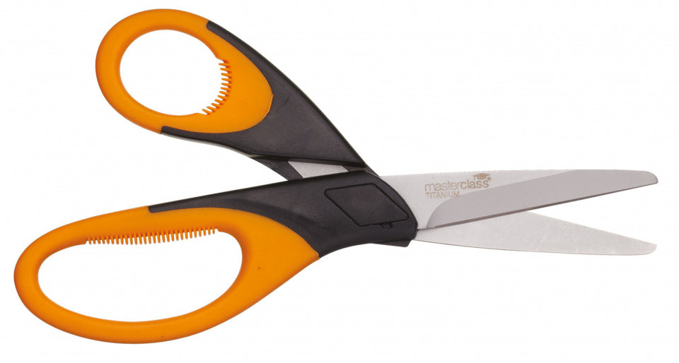 Masterclass Kruidenschaar 20 cm RVS rubber zwart oranje