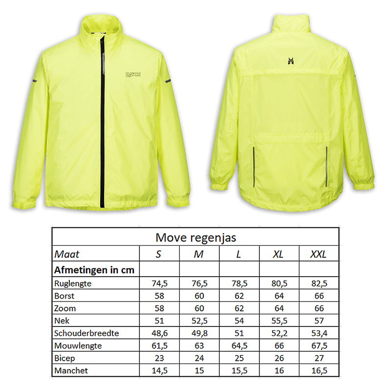Lynx Sportjack Regenjack maat XL