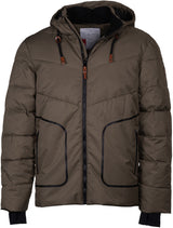 Maupiti Marck II padded winterjas heren grijsbruin maat M
