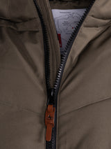 Maupiti Marck II padded winterjas heren grijsbruin maat M