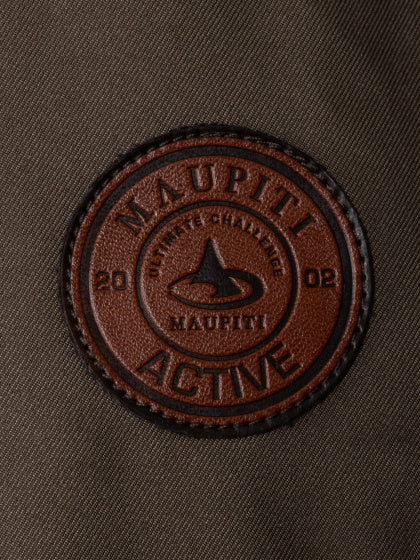 Maupiti Marck II padded winterjas heren grijsbruin maat L